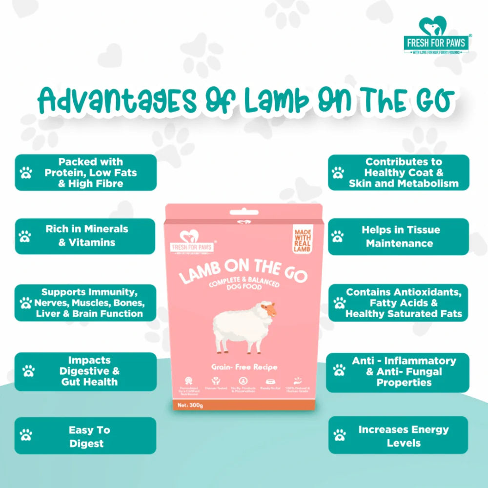 FRESH FOR PAWS LAMB ON THE GO 100GM