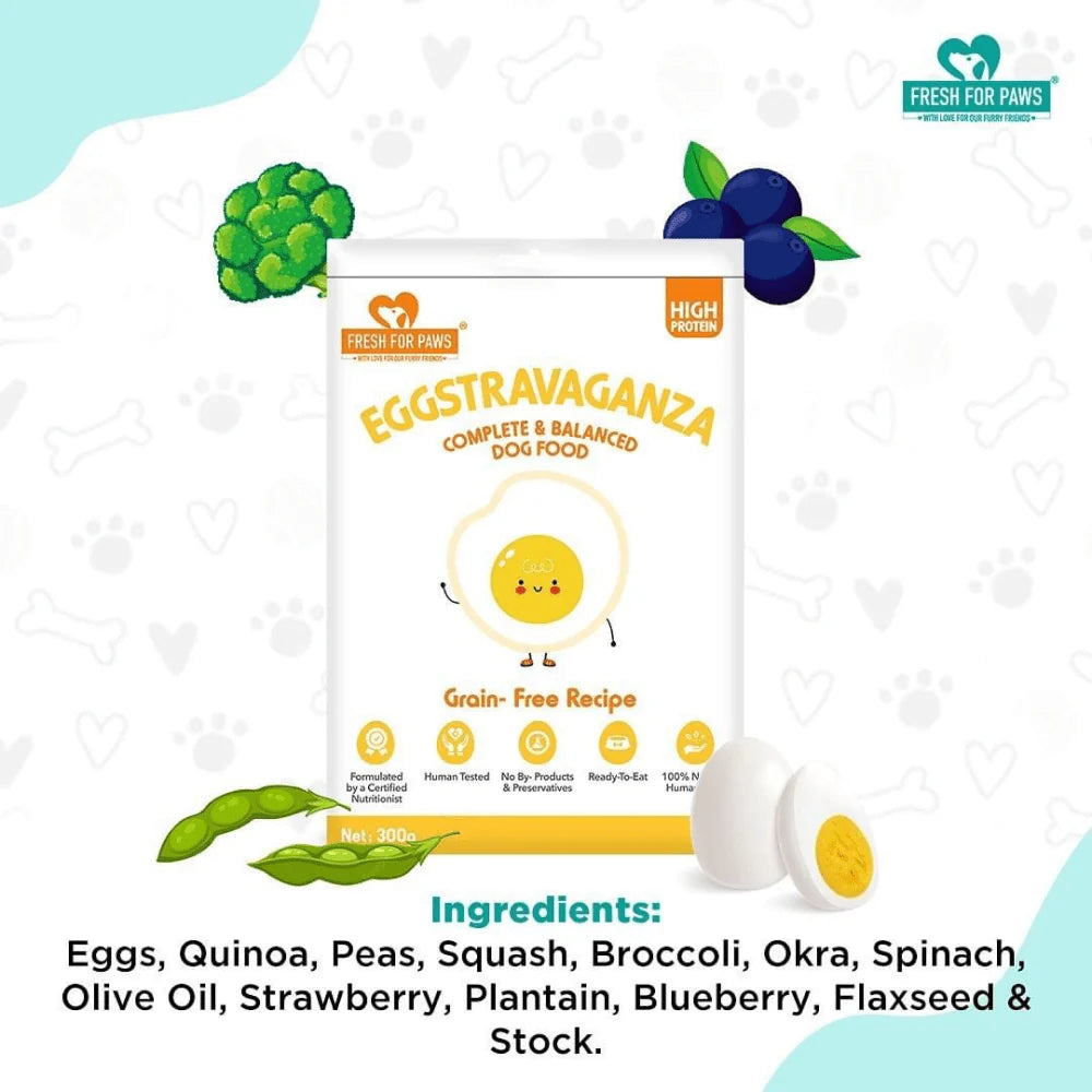 FRESH FOR PAWS EGGSTRAVAGANZA 100GM