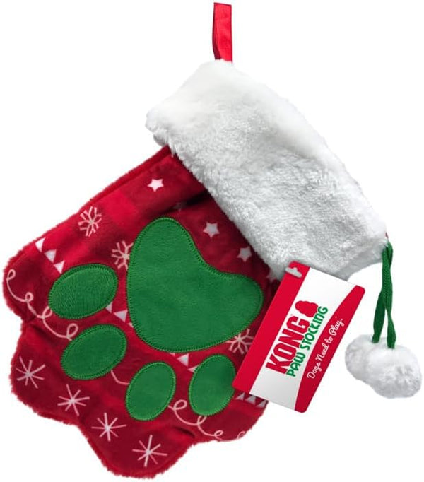 KONG HOLIDAY STOCKING PAW L