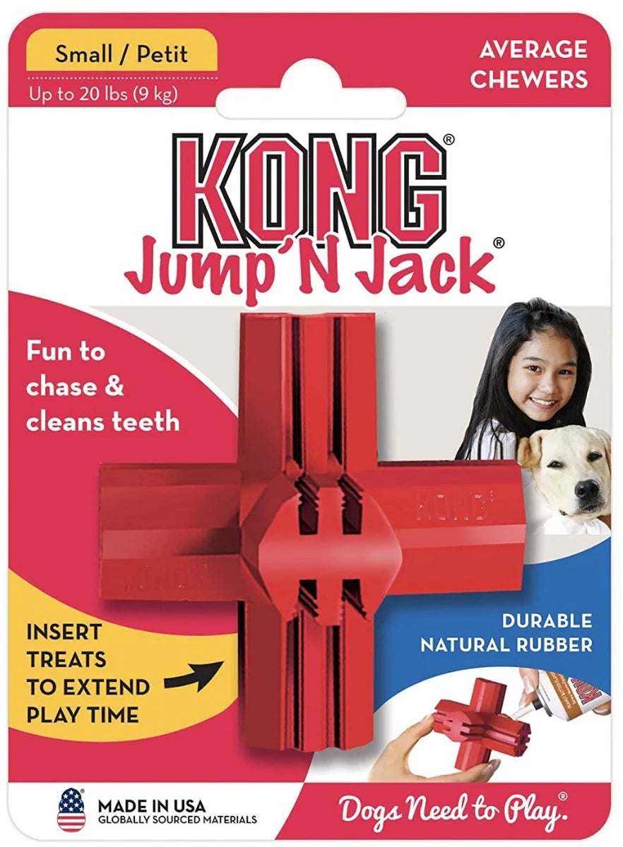 KONG JUMP N JACK SMALL TOY
