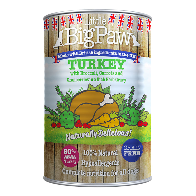 LITTLE BIG PAW TURKEY BROCCOLI 390G