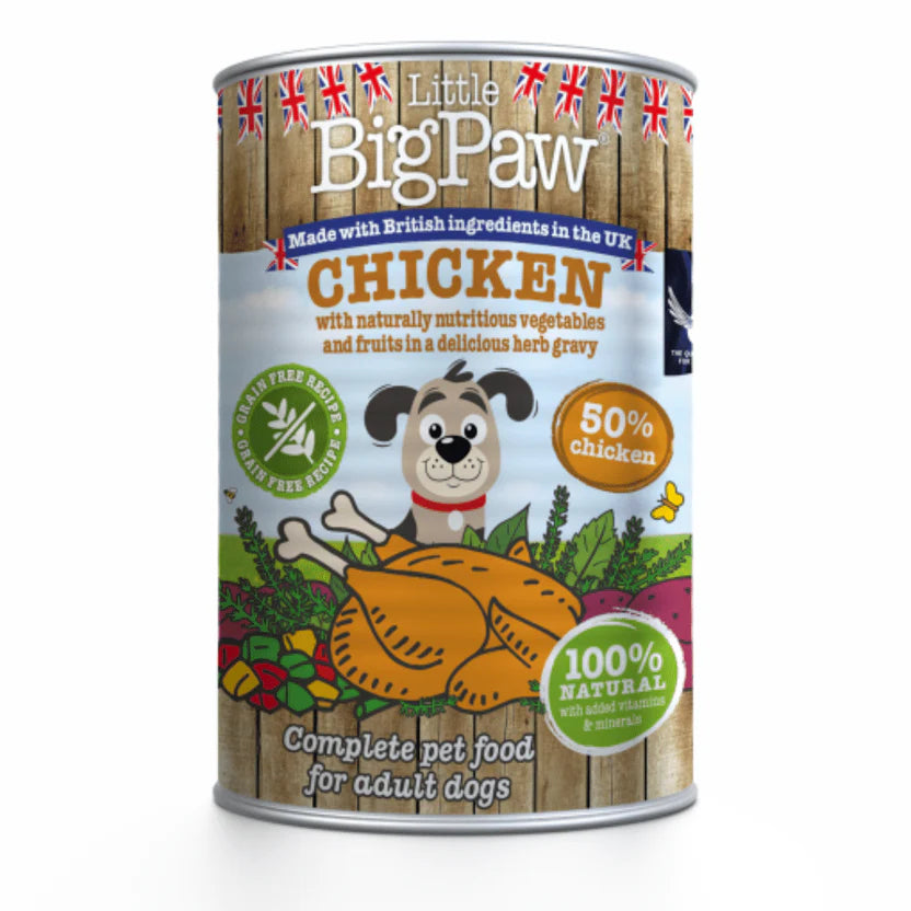 LITTLE BIG PAW CHICK.GREEN BEANS SWEET POTATO 390G