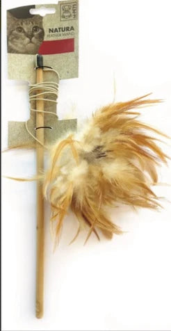 M PETS NATURA FEATHER WAND