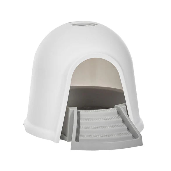 M PETS IGLOO 2 IN 1 WHITE AND GREY