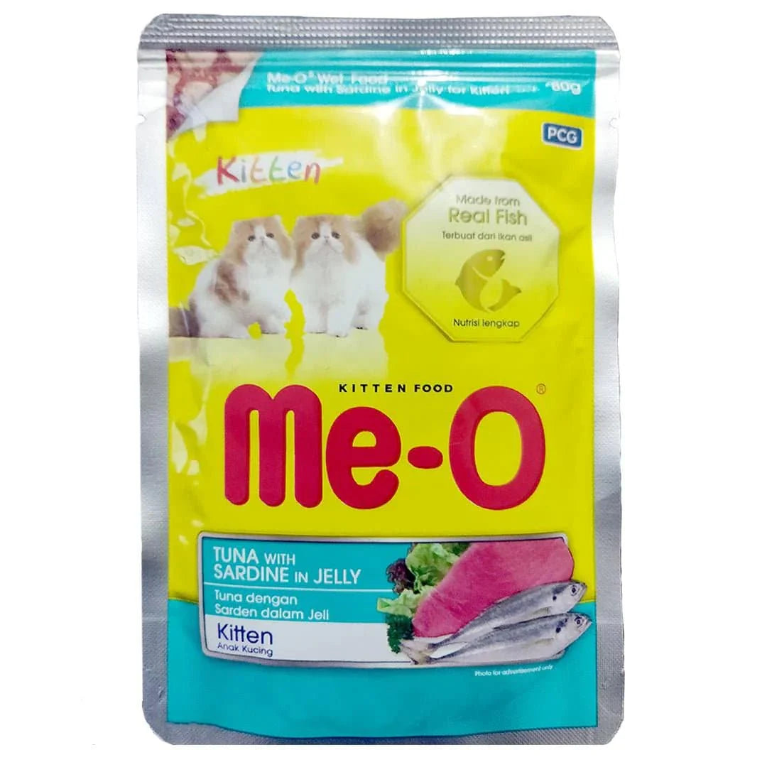 ME O KITTEN TUNA AND SARDINE 80G