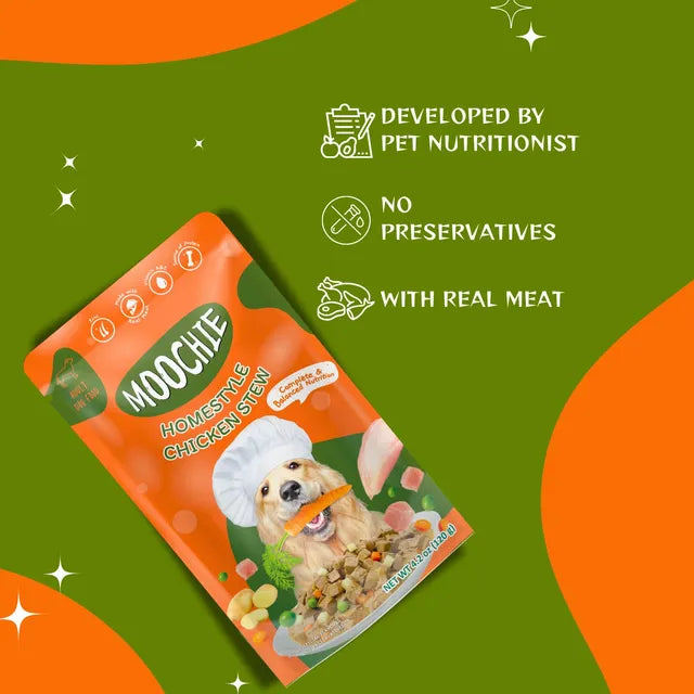 MOOCHIE HS CHICKEN STEW 120G