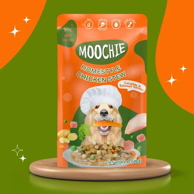 MOOCHIE HS CHICKEN STEW 120G