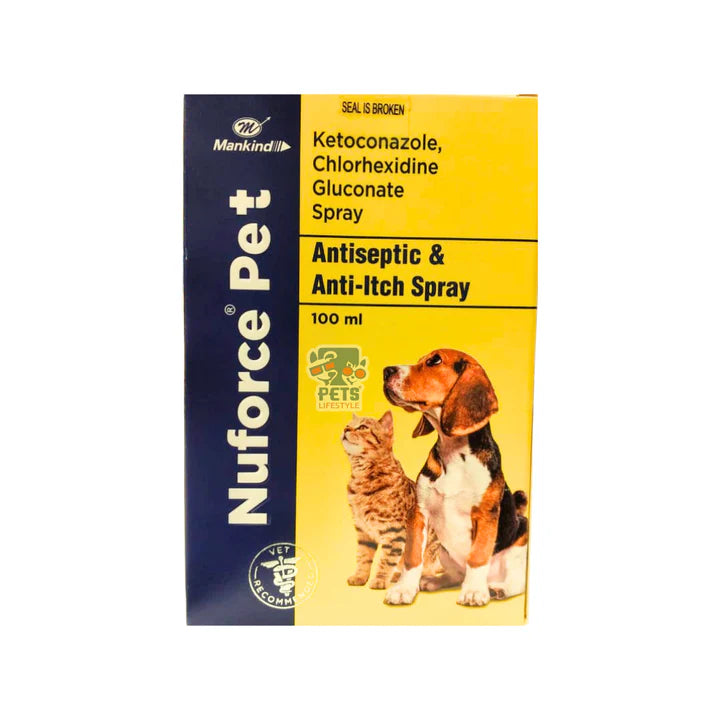NUFORCE PET ANTI ITCH SPRAY 100ML