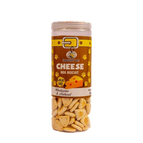 NAUGHTY PET CHEESE BISCUITS 550G