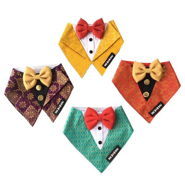 DOB TRADITIONAL TUXEDO BANDANA XS