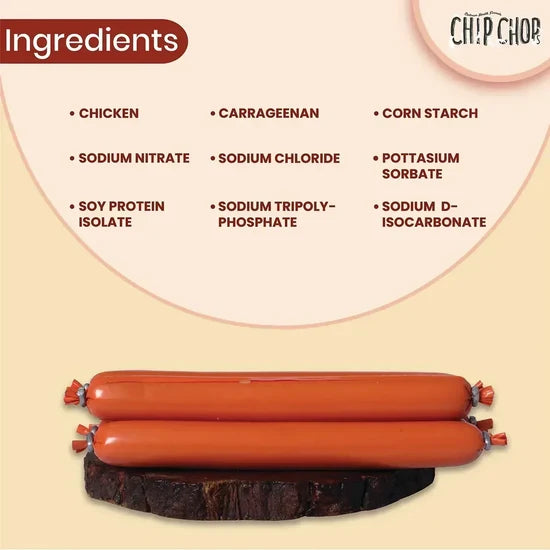 CHIP CHOPS CHICKEN SAUSAGES 75G