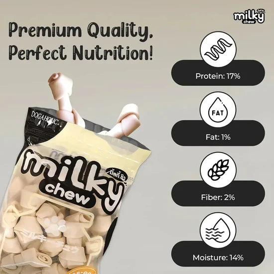 DOGAHOLIC MILKY CHEW BONE STYLE 15PCS