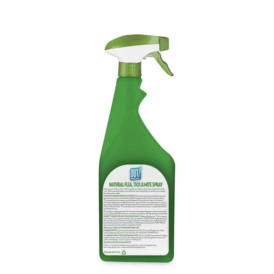 OUT NATURAL FLEA AND TICK SPRAY 500 ML
