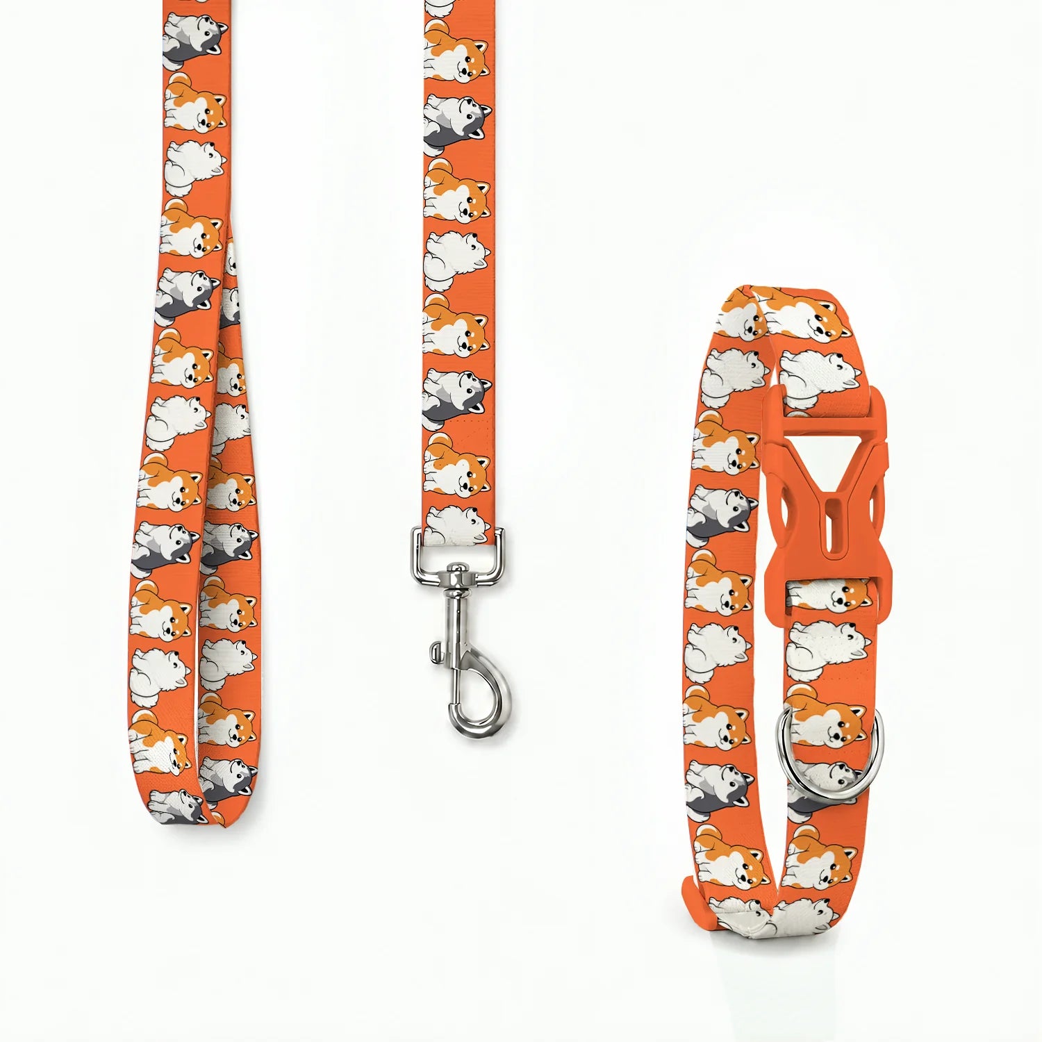 PAWSINDIA LOVE PRINTED COLLAR LEASH SET