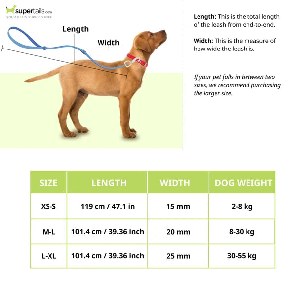 TRIXIE PREMIUM LEASH M L 1MM 20MM PAPAYA