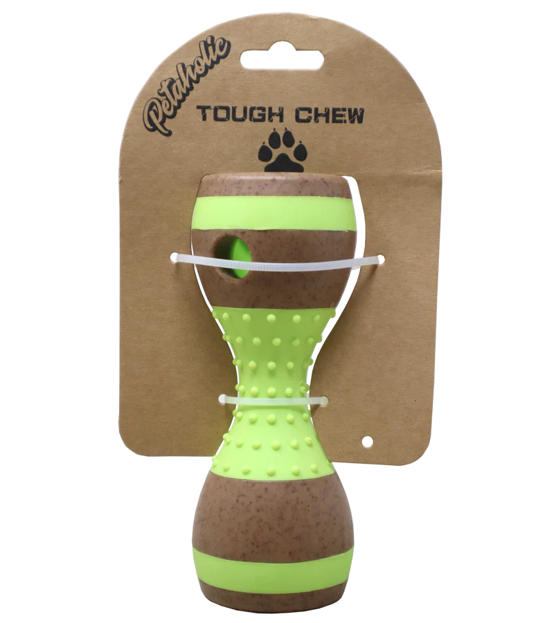 PETAHOLIC DUAL COLOUR DRUM SQUEAKY TOY