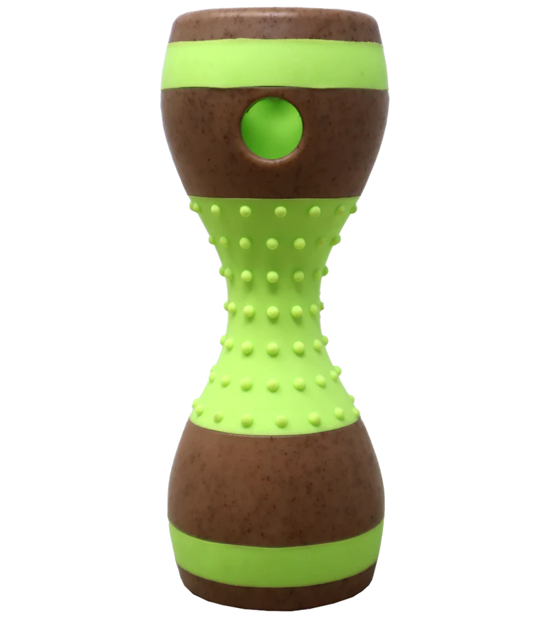 PETAHOLIC DUAL COLOUR DRUM SQUEAKY TOY