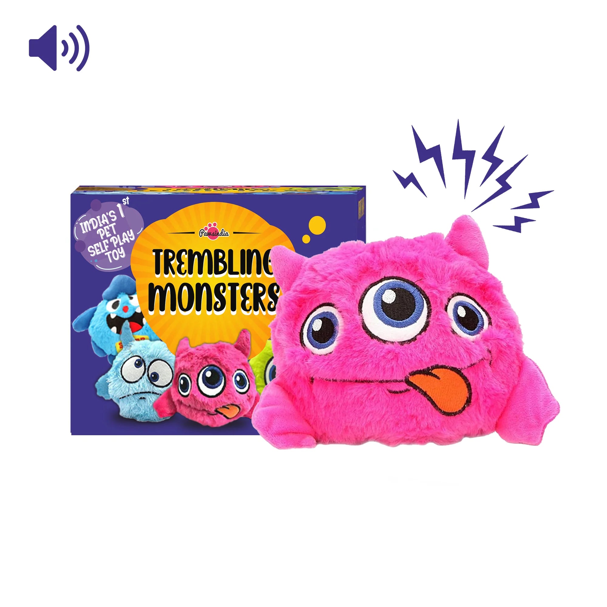 PW TREMBLING MONSTER PINK