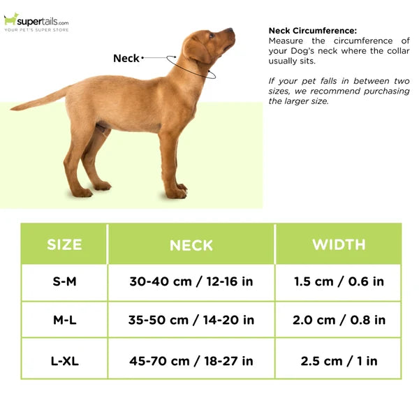 TRIXIE PREMIUM COLLAR S M 30 45CM 15MM PAPAYA