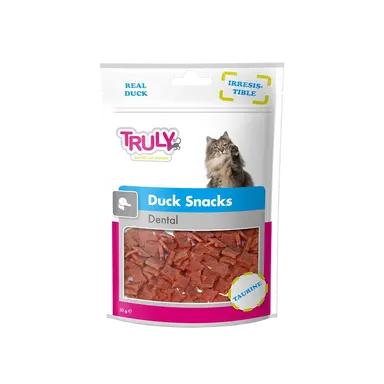TRULY DENTAL CARE DUCK SNACKS FOR CAT 50GM