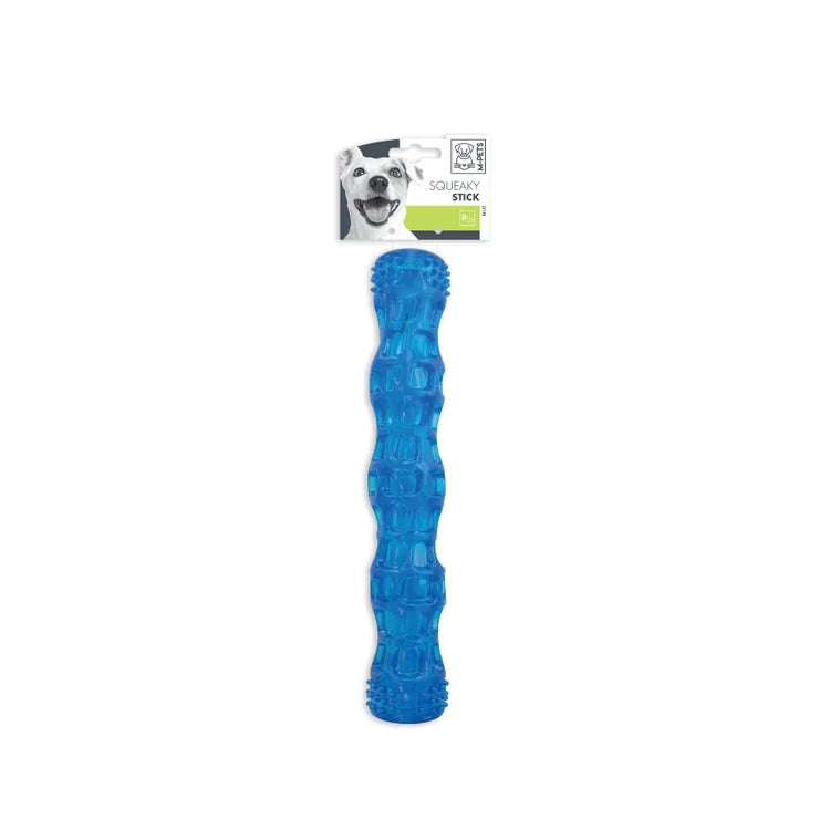M PETS SQUEAKY STICK BLUE
