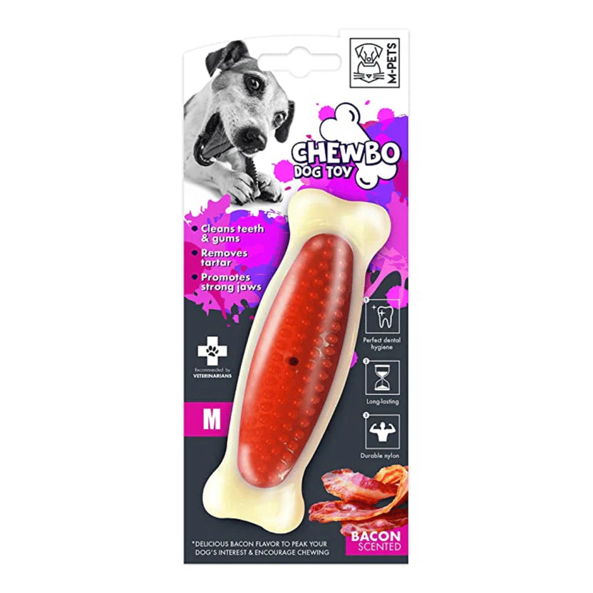 M PETS CHEWBO BONE BACON SCENTED MEDIUM