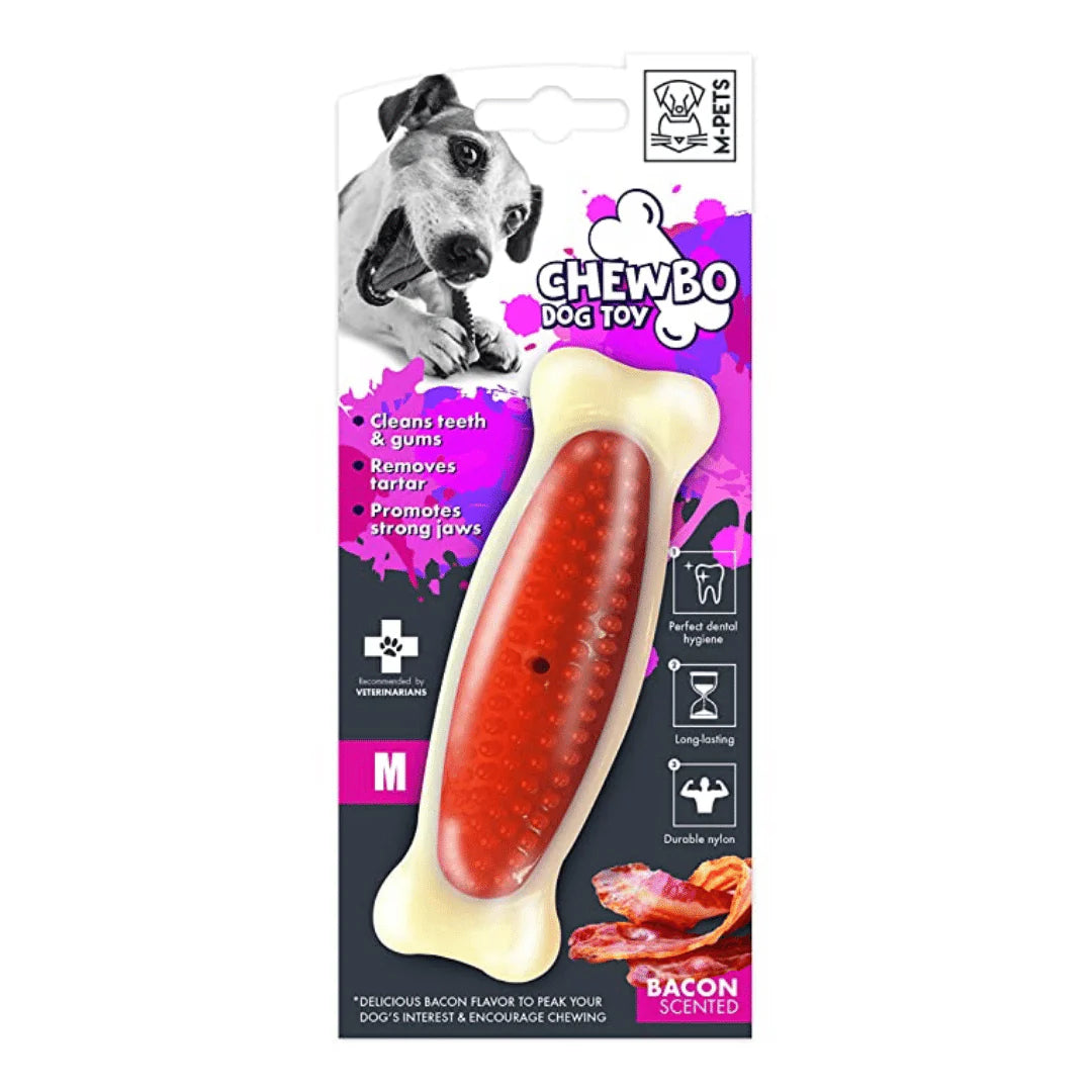 M PETS CHEWBO BONE BACON SCENTED LARGE