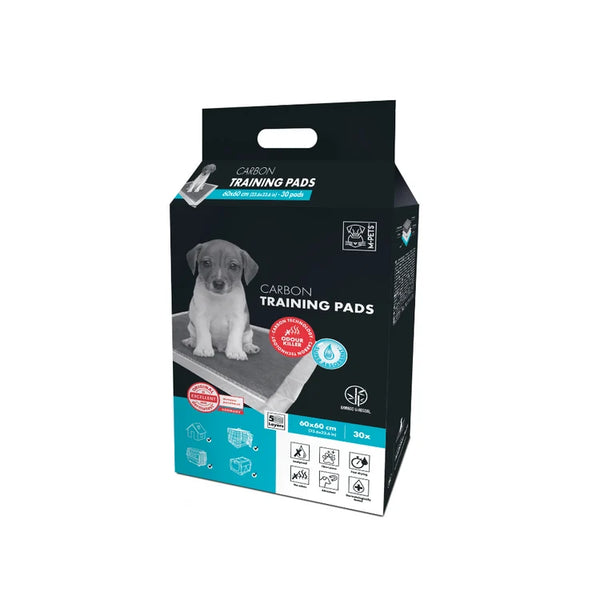 M PETS CARBON TRAINING PADS 30PCS 60X60
