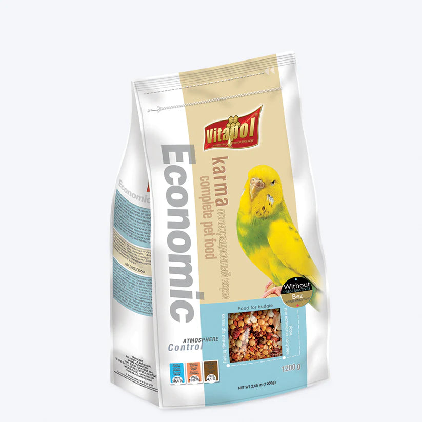 VITAPOL ECONOMIC FOOD FOR BUDGIE 1200G