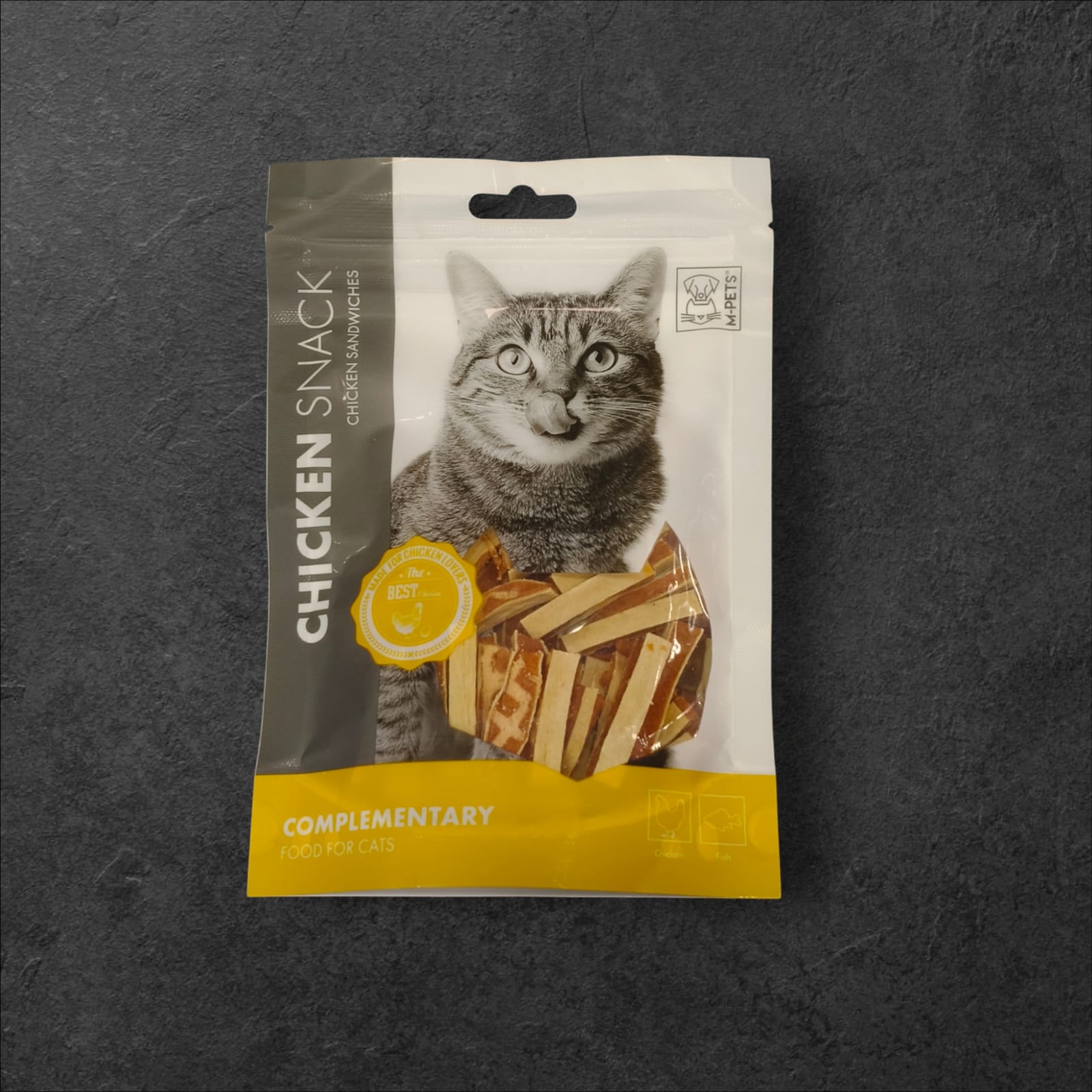 M PETS CHICKEN SANDWICHES CAT 80G