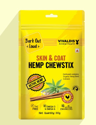 BOL SKIN AND COAT HEMP CHEWSTIX 100G