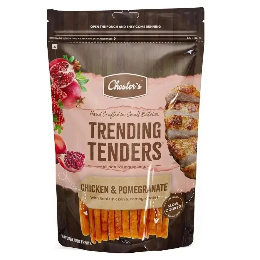 CHESTER TRENDING TENDERS CHICKEN & POMEGRANATE 50GM