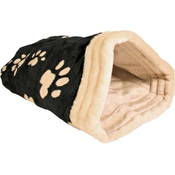 TRIXIE JASIRA CUDDLY SACK 25X27X45 CM BLACK BEIGE