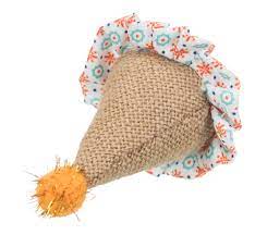 LITTLE HAT JUTE FABRIC CATNIP 9 CM