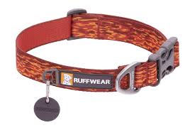 RUFFWEAR FLAT OUT COLLAR EMBER DISTORTION MEDIUM 14 20