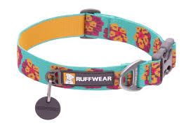 RUFFWEAR FLAT OUT COLLAR SPRING BURST MEDIUM 14 20