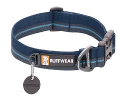RUFFWEAR FLAT OUT COLLAR BLUE HORIZON SMALL 11 14