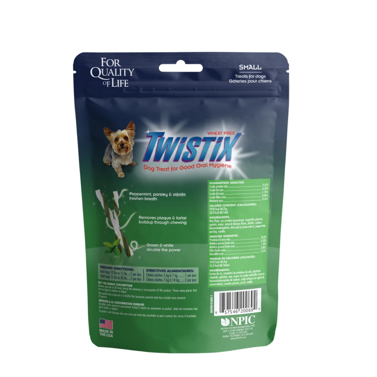 NPIC TWISTIX VANILLA MINT SMALL