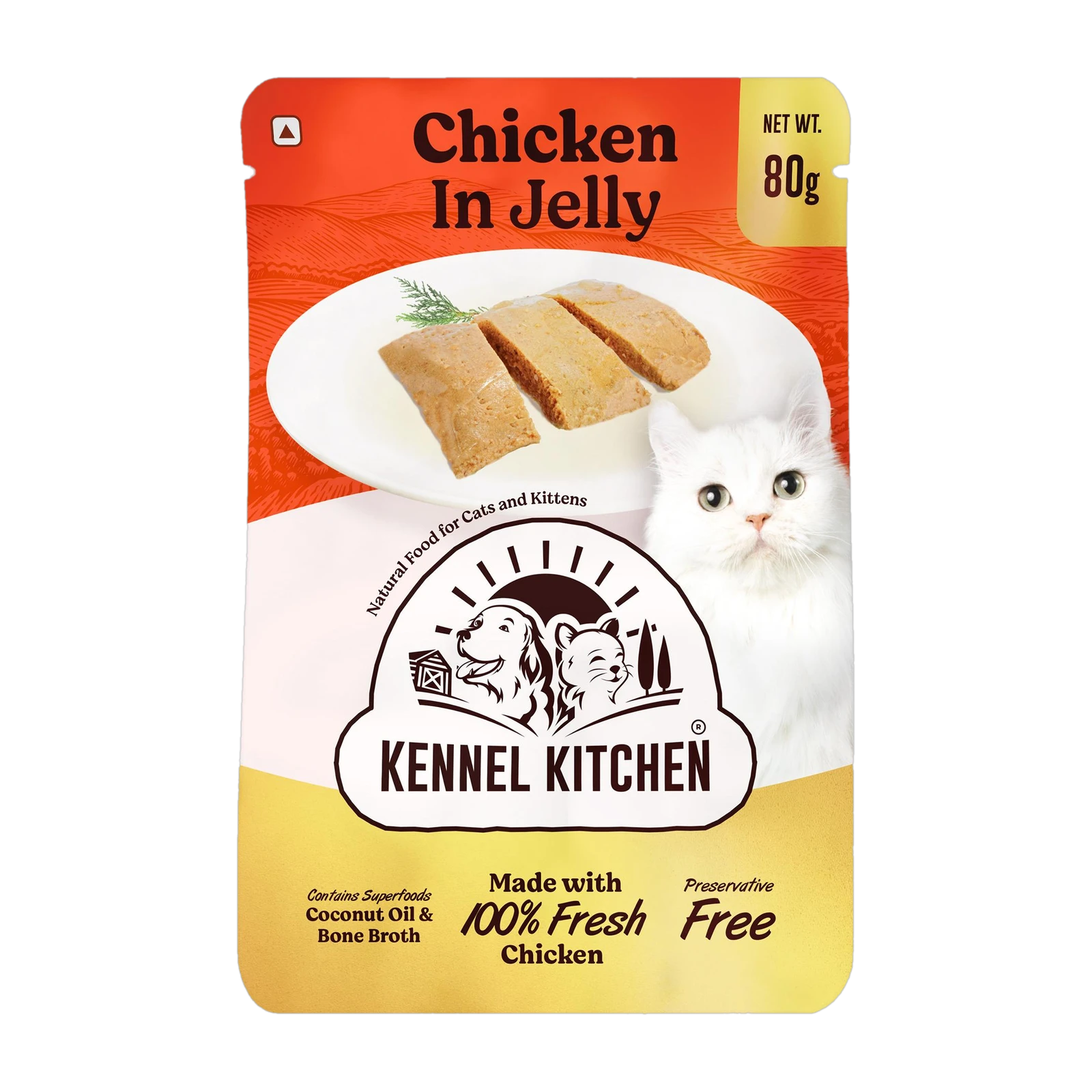 KENNEL KITCHEN CHICKEN IN JELLY 80G