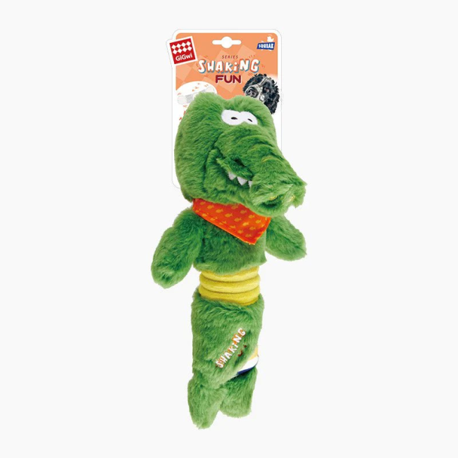 GIGWI SHAKING FUN CROCODILE M