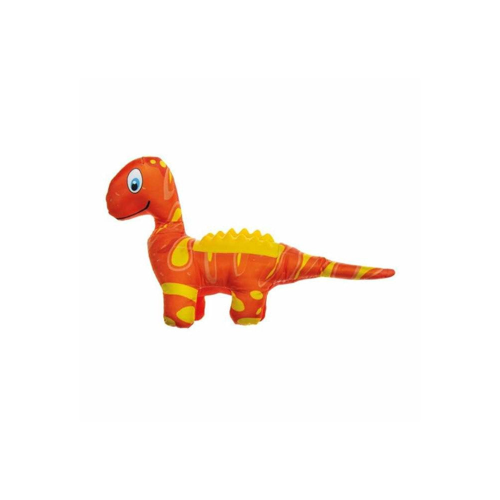 PLUSH DINO WITH PLASTIC BACK 37X23 CM