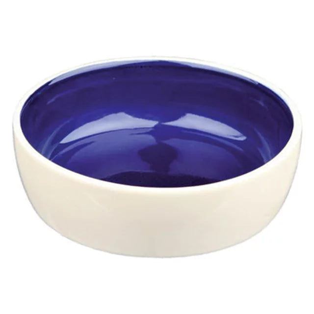 BOWL CERAMIC 0.3 L DIA 13CM CREAM BLUE