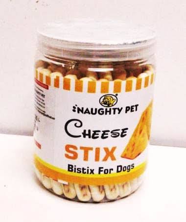 NAUGHTY PET CHEESE STIX 300G