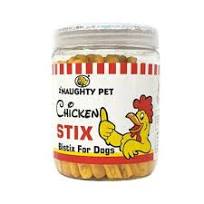 NAUGHTY PET CHICKEN STIX 300G