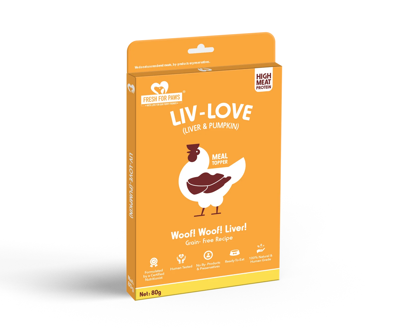 FRESH FOR PAWS PUMKIN LIV LOVE PUMPKIN  80GM