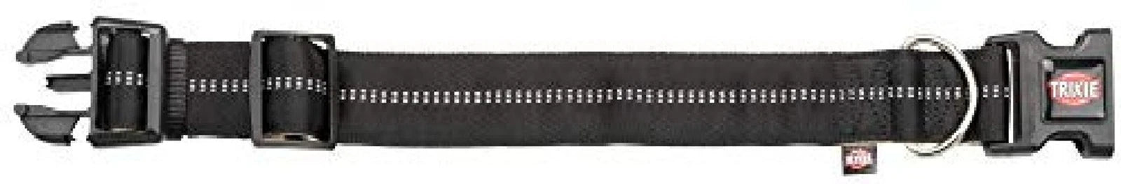 TRIXIE SOFTLINE ELEGANCE EXTRA WIDE COLLAR M L 40 55CM 38CM BLACK GRAPHITE