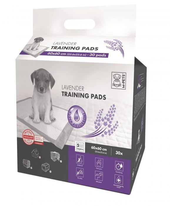 M PET LAVENDER PUPPY TRAINING PADS 60X60 30 PCS