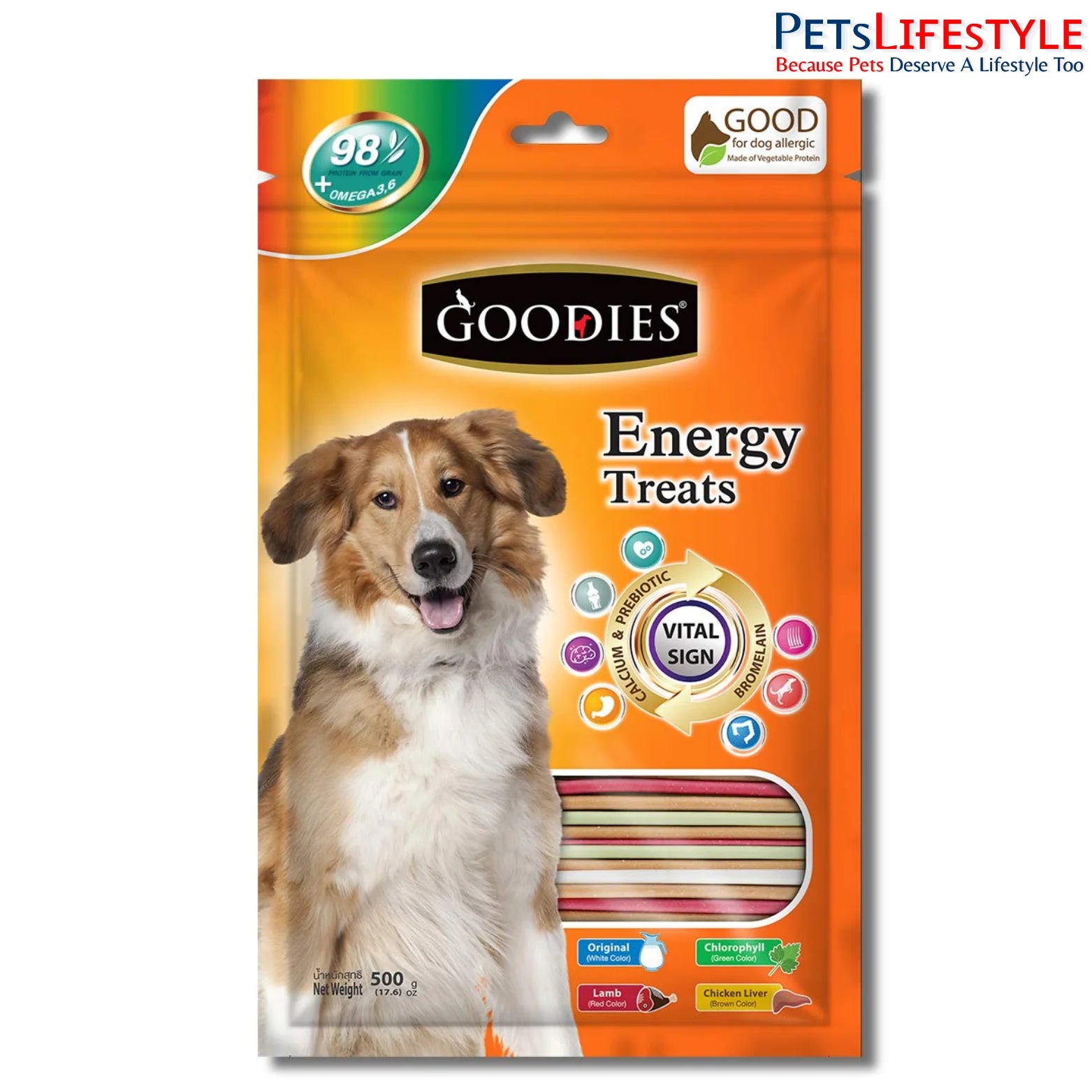 GOODIES TREAT MIX STICK 500G