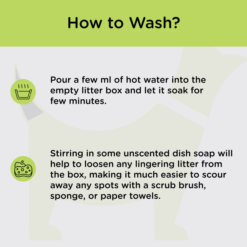 M PETS THEBES CAT LITTER BOX BLACK AND WHITE LARGE