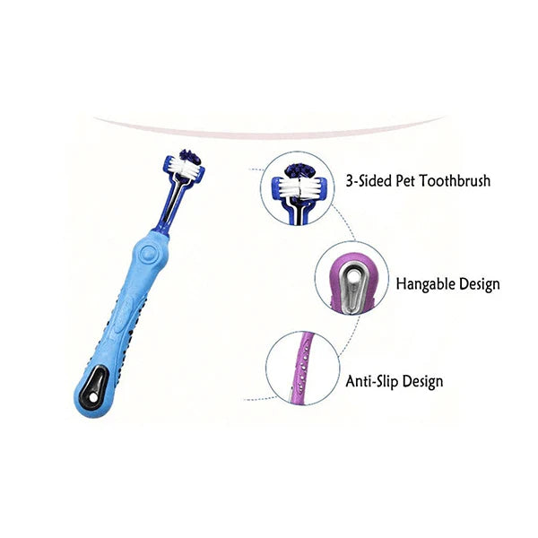 M PETS 3 HEADED TOOTHBRUSH